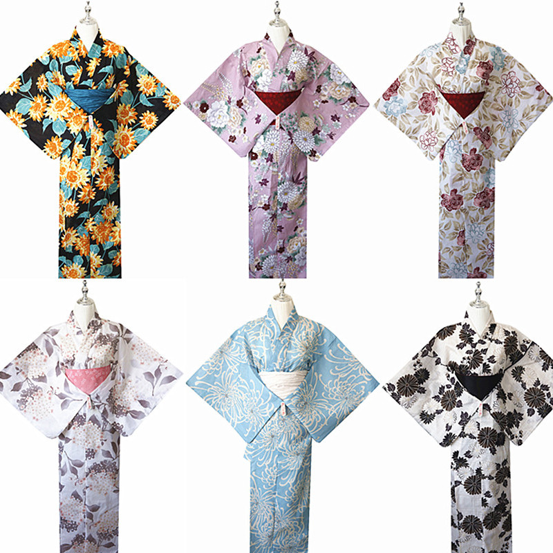 New Ethnic Fashion - 新しい伝統的なスタイルの着物バスローブマルチスタイル写真撮影服日本のレトロファッション女性の民族衣装ステージ衣装