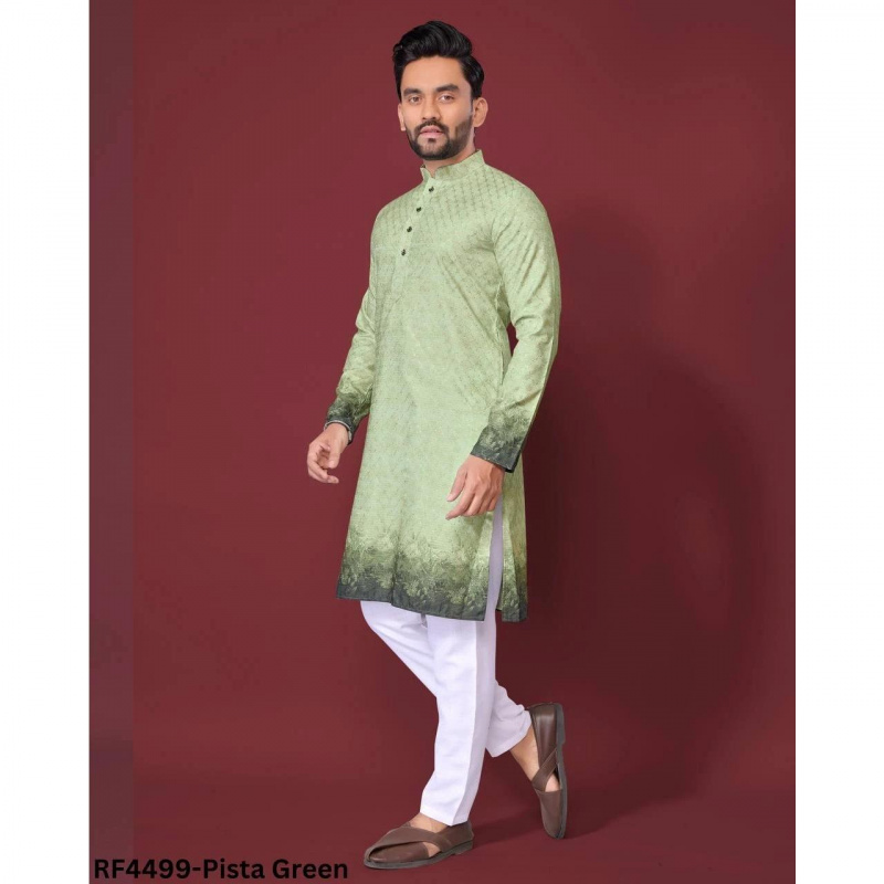 スタンドカラーイスラム教徒シャツ男性服フォークカフタン Mu - Ethnic Fashion India のレビューと価格