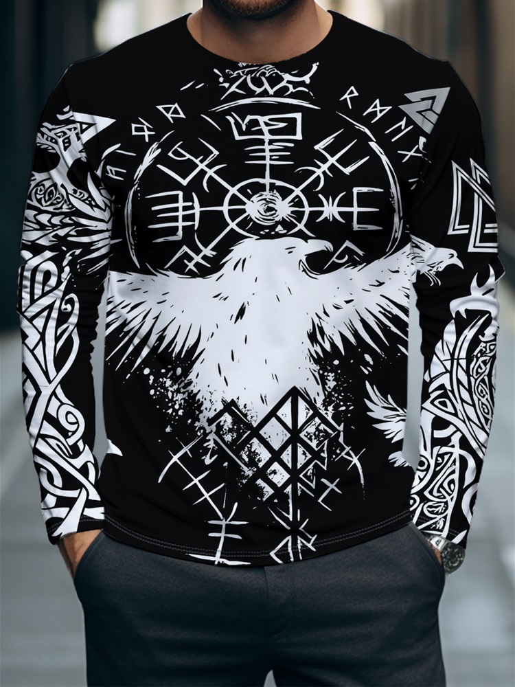 メンズ アフリカン ダシキ 長袖Tシャツ エスニック 幾何学 - New Ethnic Fashion のレビューと価格