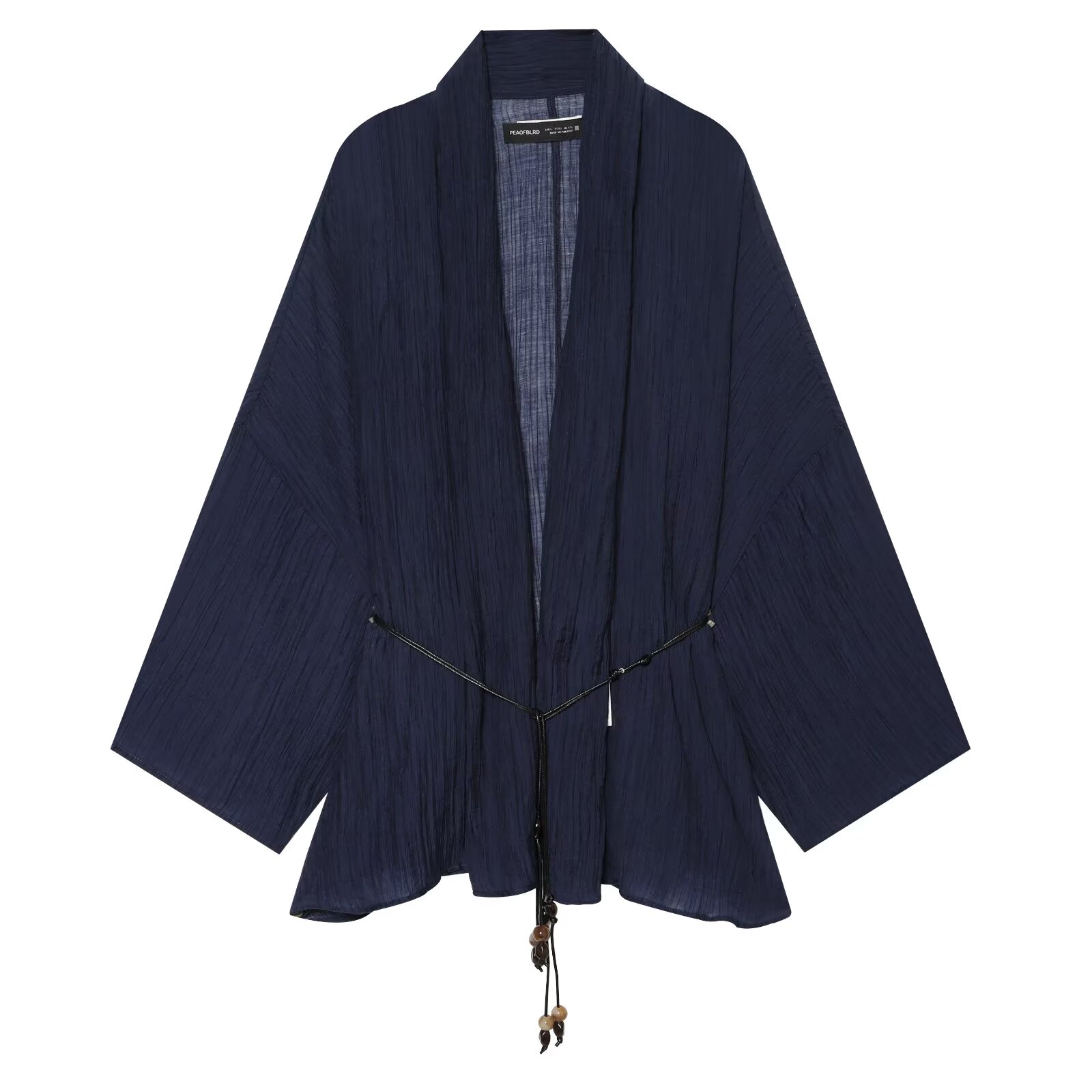 BSAY 2026新作夏物 中国風ネイビーブルー クリンクル - Ethnic Fashion Design のレビューと価格