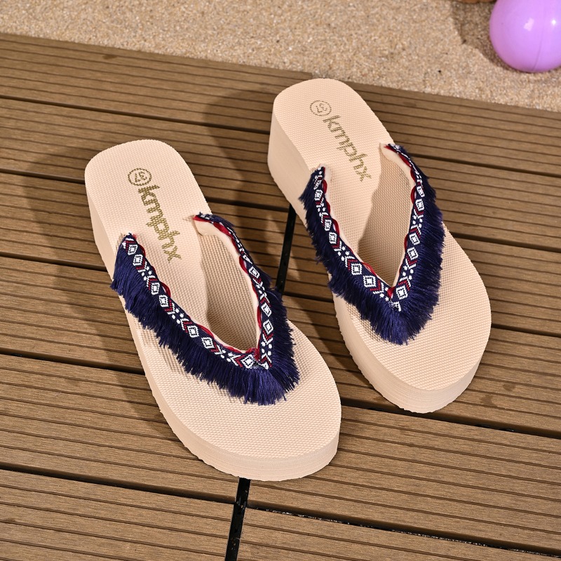 2026年夏レディーストレンドリボン付きフリップフロップ – - Ethnic Modern Fashion のレビューと価格
