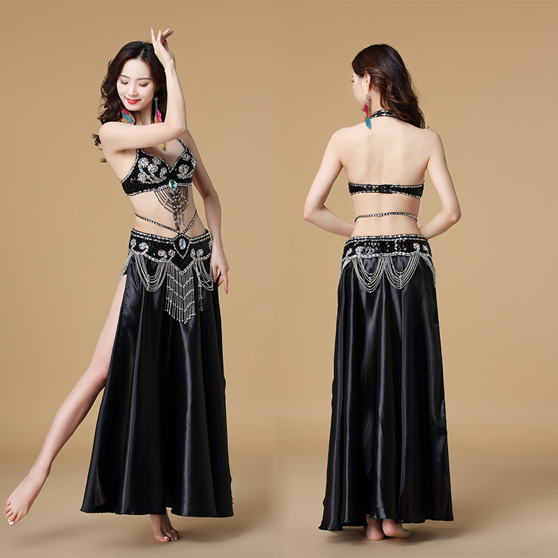 ベリーダンス衣装インドダンス 3 個ブラジャー & ベルト  - Ethnic Fashion India のレビューと価格