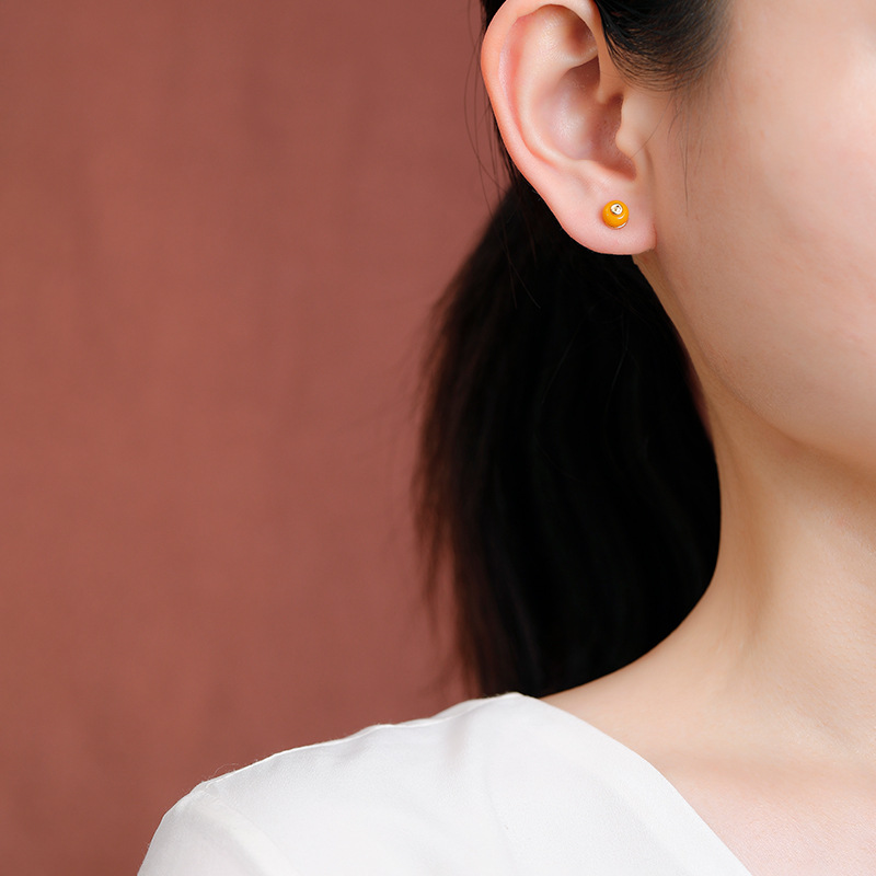 アンバー S925 スターリングシルバー コイン型 小さなイ - Ethnic Fashion Co In のレビューと価格